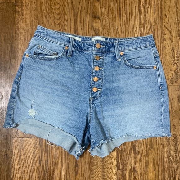 Universal Thread Button Fly Jean Shorts - Size 8/29R - Picture 1 of 4